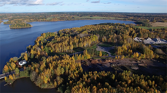 Lohjan asuntomessualue rakennuspaikka